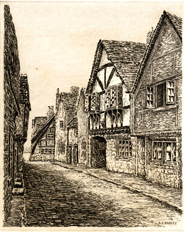 Church St., Lacock, Wilts by Arthur James Dudley