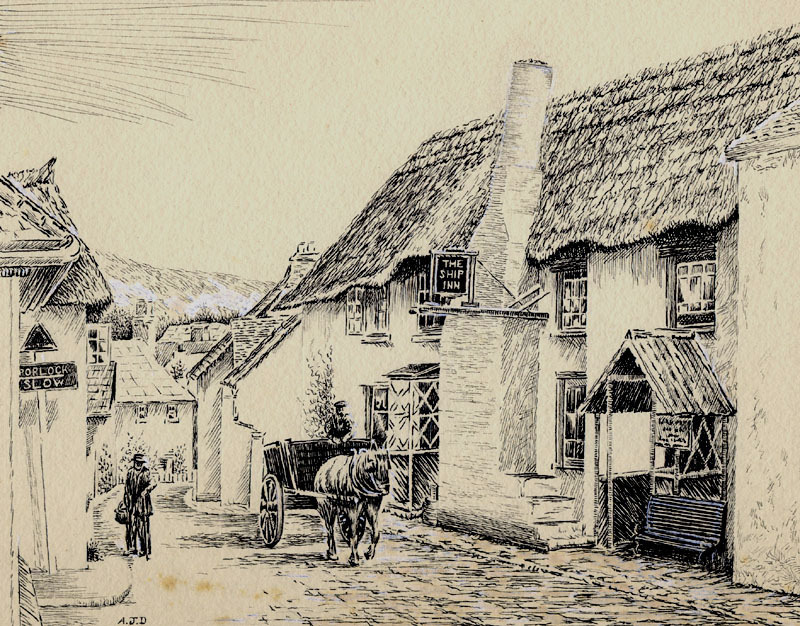 Porlock, Somerset by Arthur James Dudley