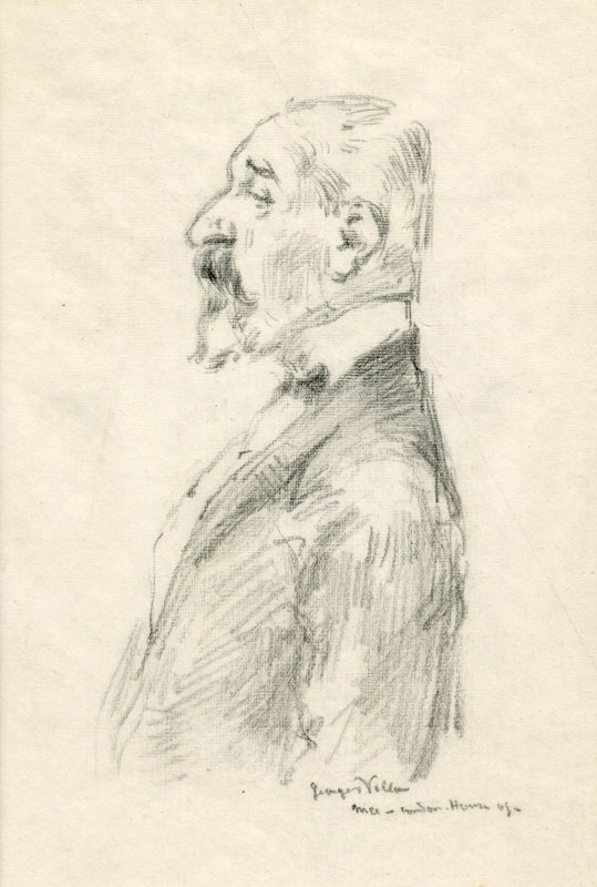 (Mans profile) by Georges Villa