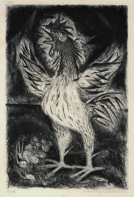 Rooster by Esko Juhani Kaarakka