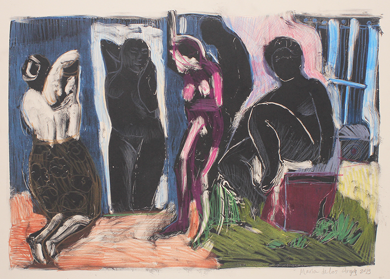 Untitled (Group of Four Figures) by Maria de los Angeles