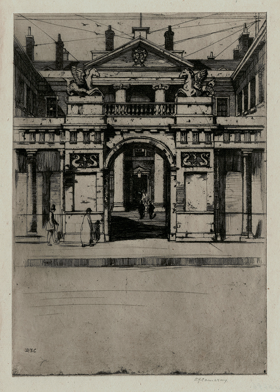 The Admiralty (From the London Set) by David Young Cameron