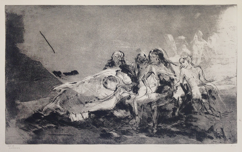 Hexenskizzen - Blatt III (Witches Sketches - plate 3) by Therese Eisenmann