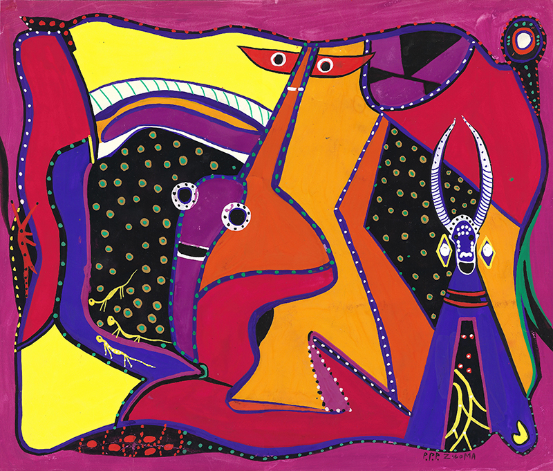 Untitled (Congolese symbolism) by Jacques Zigoma