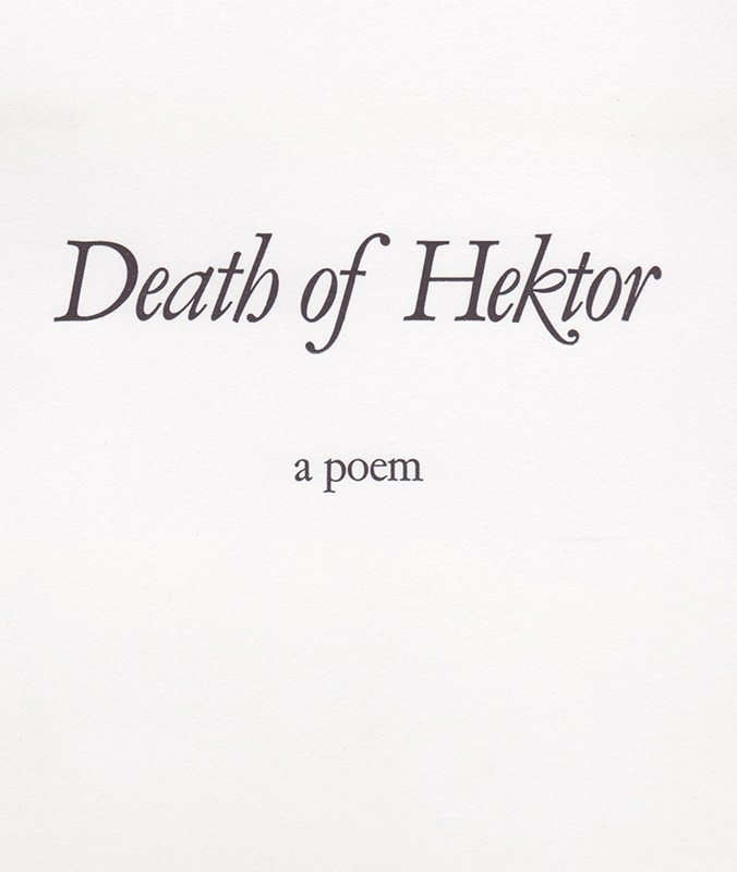 Death of Hektor Portfolio by Stanley William Hayter
