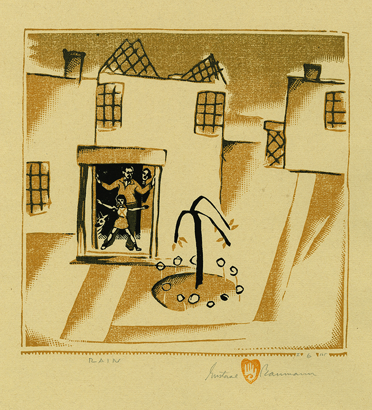 Rain by Gustave Baumann