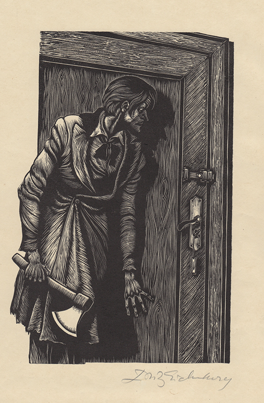 Before the Murder (Crime and Punishment) by Fritz Eichenberg