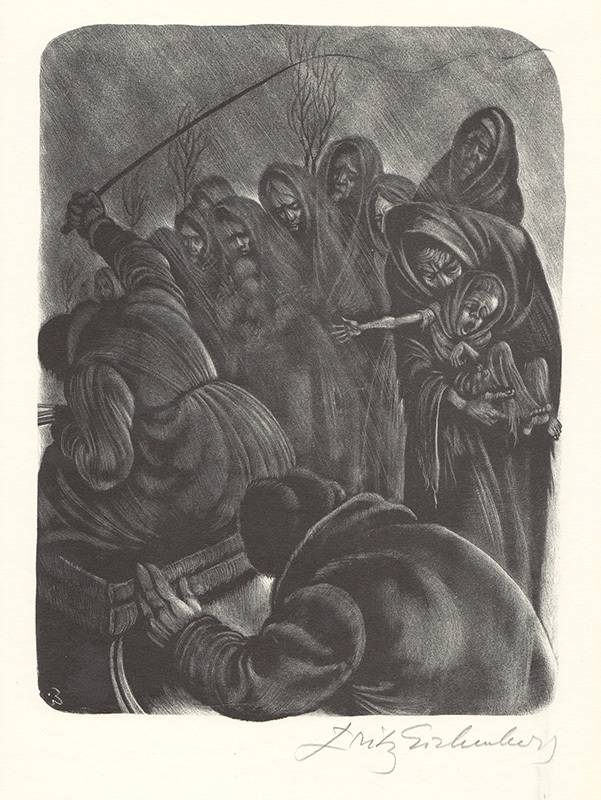 (Lamentation)(Brothers Karamazov) by Fritz Eichenberg