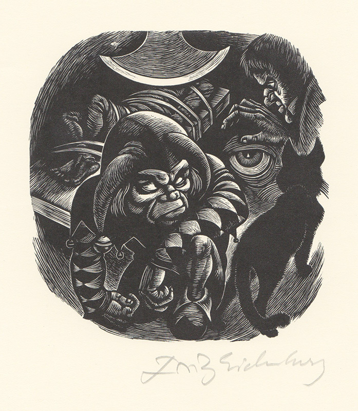 (Vignette for Part VI)(Tales of Edgar Allan Poe) by Fritz Eichenberg