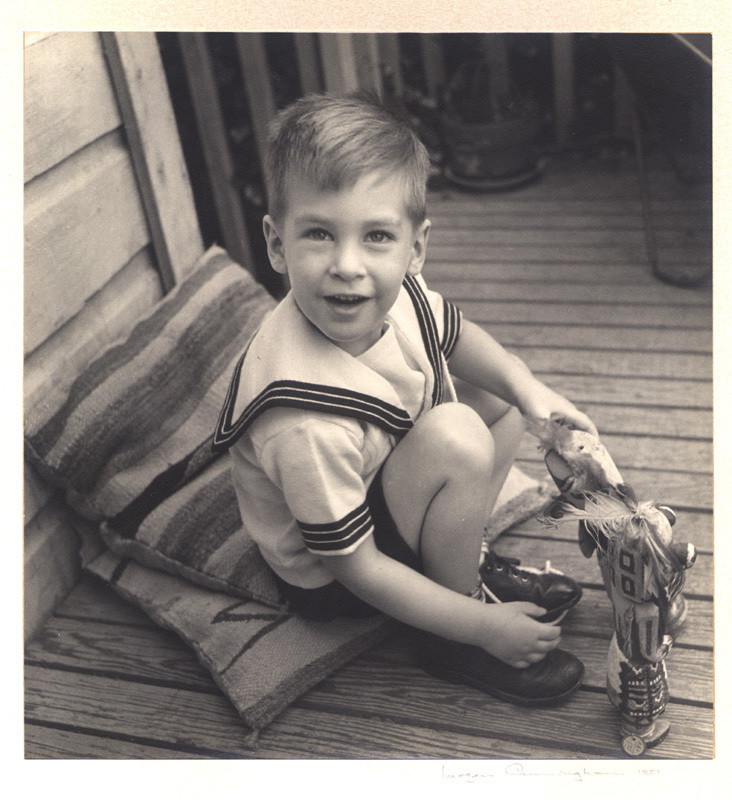 Boy with Kachina by Imogen Cunningham