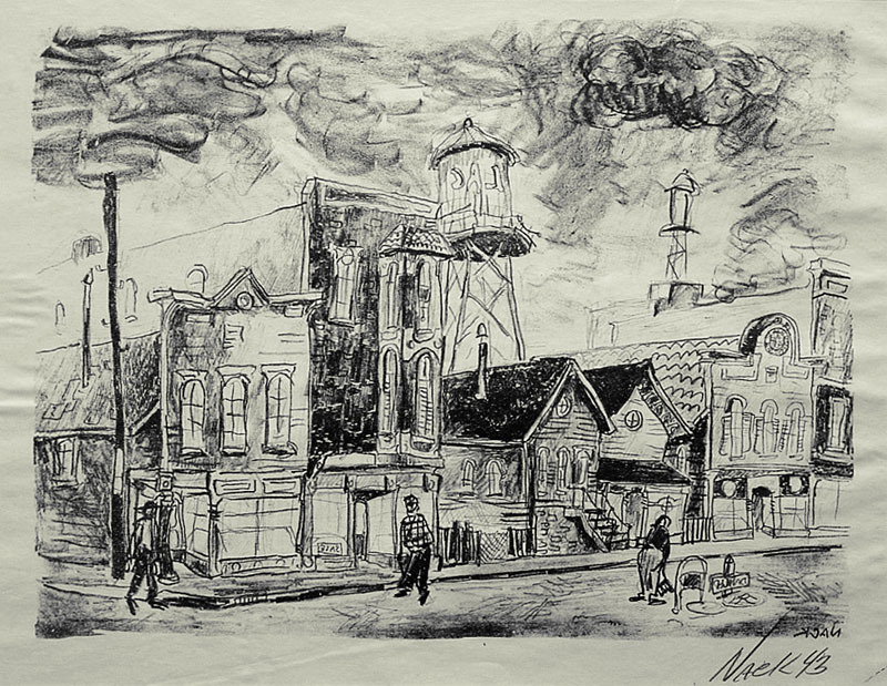 Chicago Street Scene by Kenneth Nack