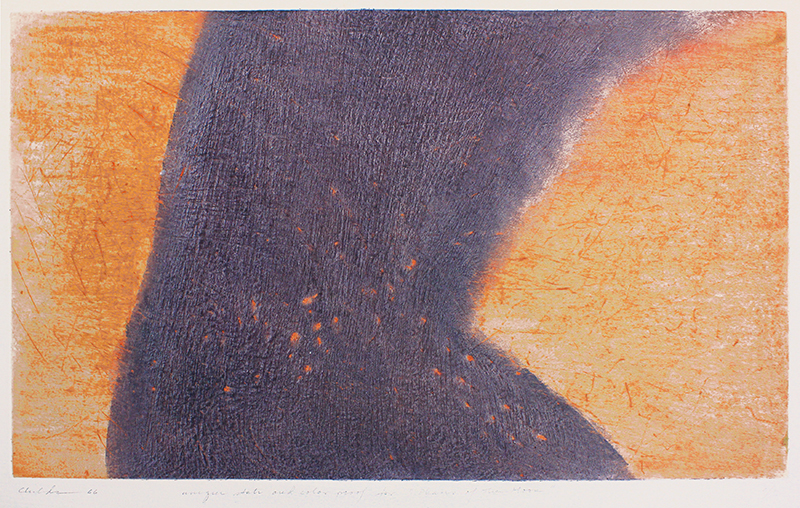 Phases of the Moon (unique state) by Bernard Childs