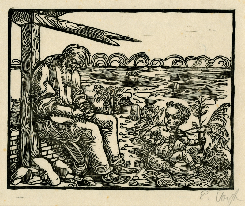 (old age and youth) by Maria Agnes Elisabeth Voigt