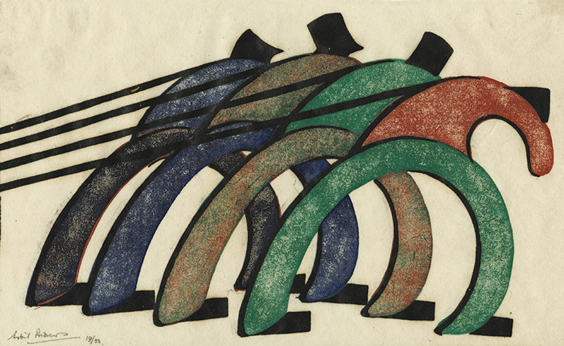 Haulers by Sybil Andrews