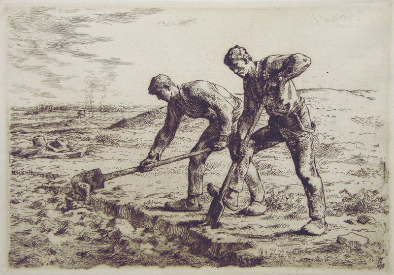 Becheurs (The Diggers) by Jean Francois Millet
