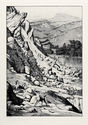 Bergsturz; plate VI from Intermezzi, Opus IV by Max Klinger