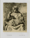 La Bouillie (Woman Feeding Her Child porridge) by Jean Francois Millet