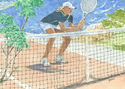 Waiting (Tennis Player) by John Norall