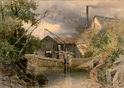 Study of Old Saw Mill near Saratoga, N.Y. by James David Smillie