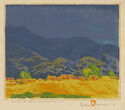 Rain in the Mountains by Gustave Baumann